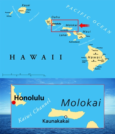 Molokai Map